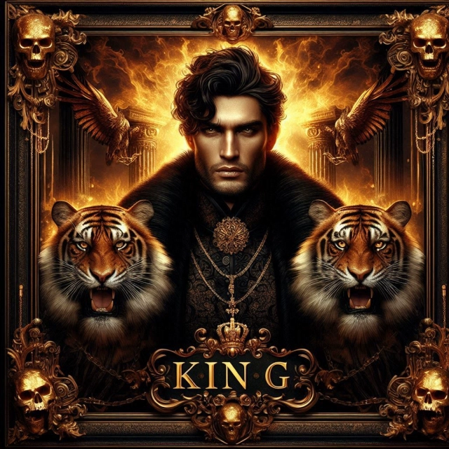 Transform Your Face into a Royal King with Lions and Tigers