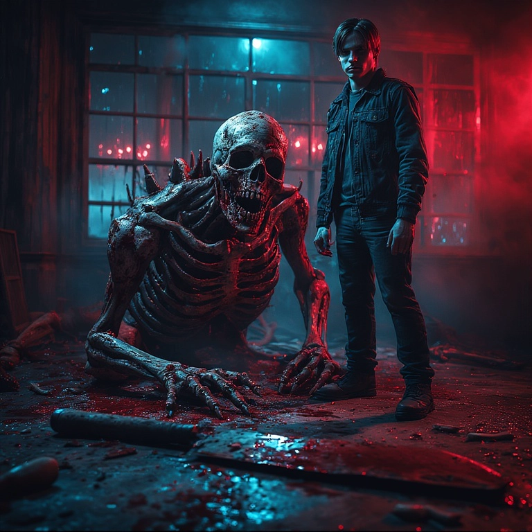 Dive Into Horror by Swapping Faces in a Thrilling Scene