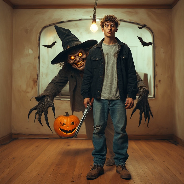 Transform Your Face into a Spooky Halloween Scene