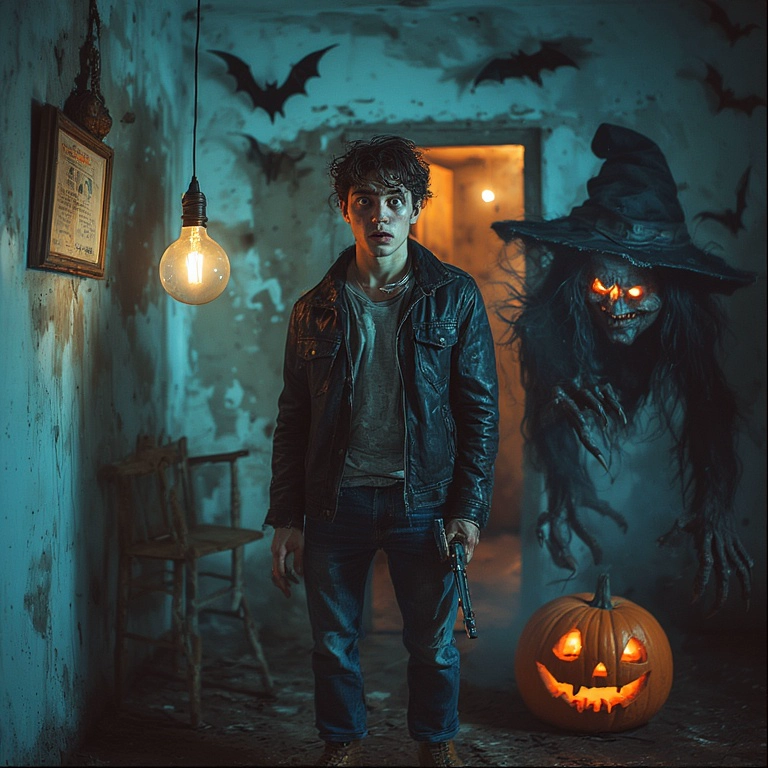Step into the Spooky Scene with Our Face Swap Magic