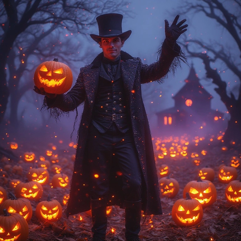 Step into a Magical Halloween with a Spooky Face Swap