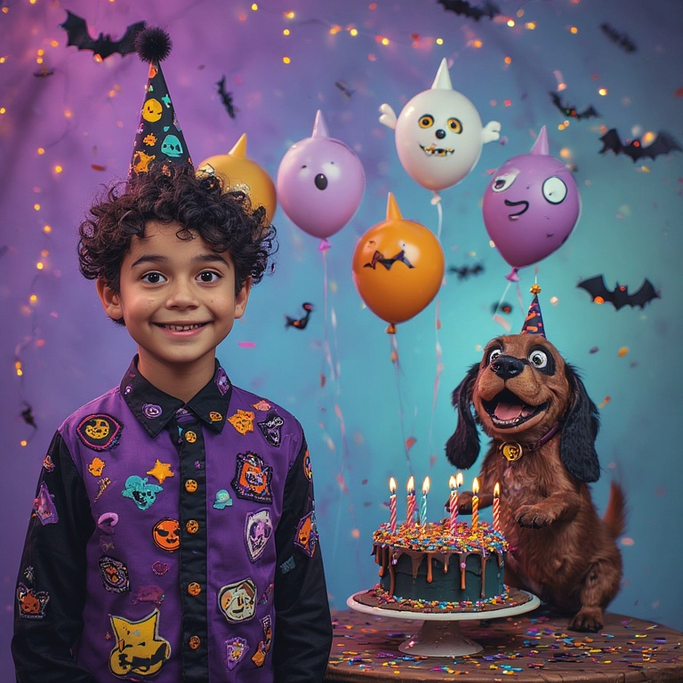 Swap Faces at a Spooky Fun Halloween Birthday Bash