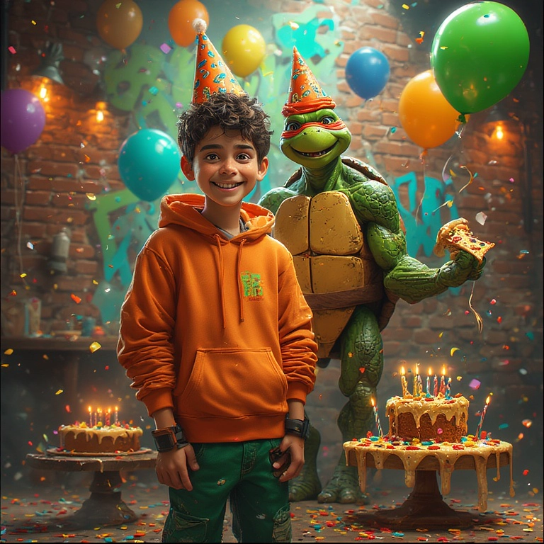 Join the TMNT Birthday Bash with a Fun Face Swap