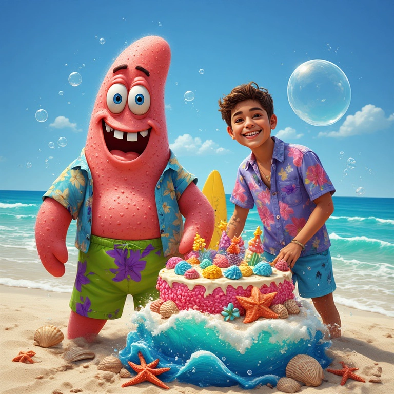 Dive into Fun with Spongebob Beach Party Face Swaps