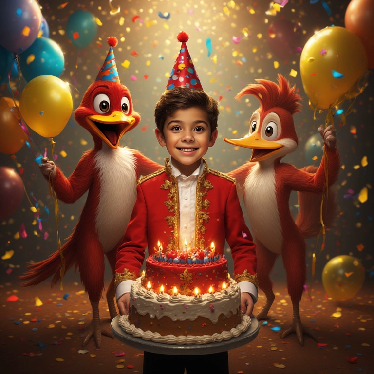 Swap Your Face in a Joyful Birthday Celebration Scene