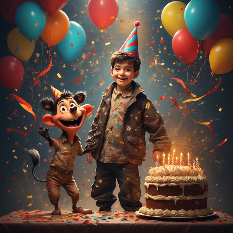 Joyful Face Swap Adventure with a Birthday Bash Twist