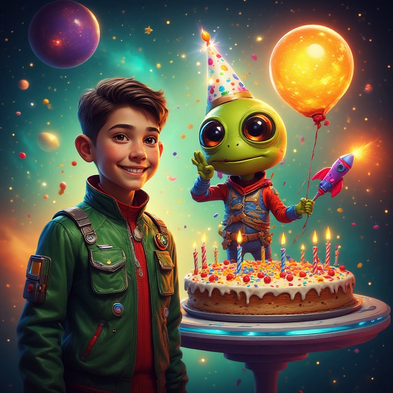 Transform Your Party Pics with Whimsical Space Adventures
