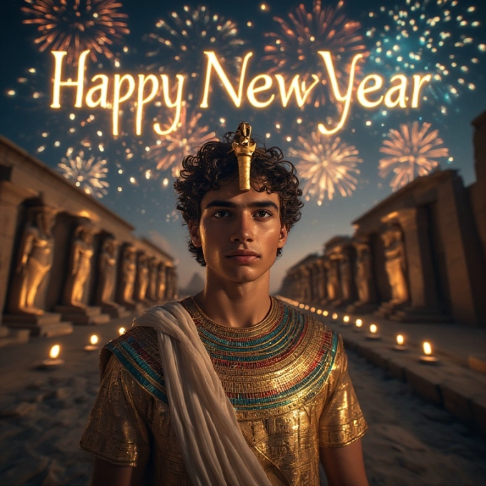 Swap Your Face on Regal Egyptian New Year Photos