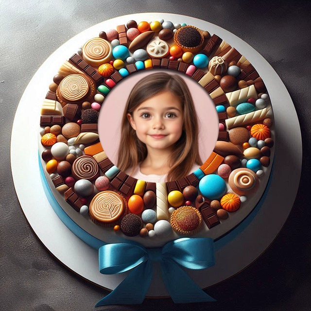 Personalize Photos with a Sweet Cake-Themed Frame