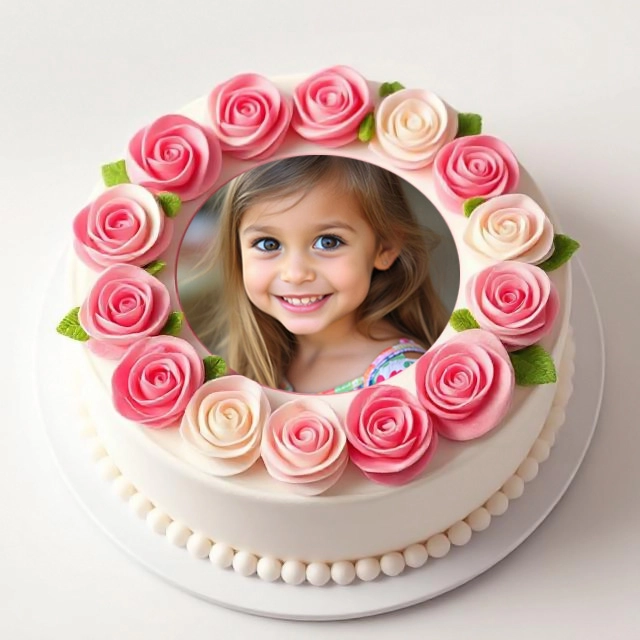 Personalize Your Photos with a Classic Cake Frame Design