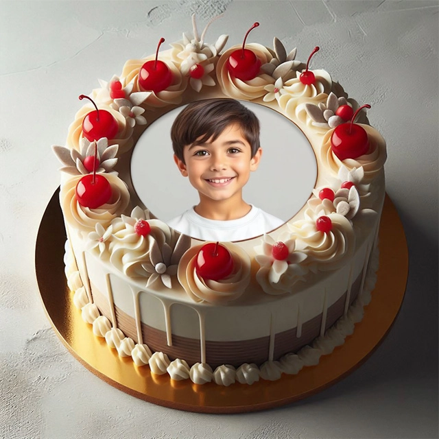 Personalize Photos with a Charming Layered Cake Frame