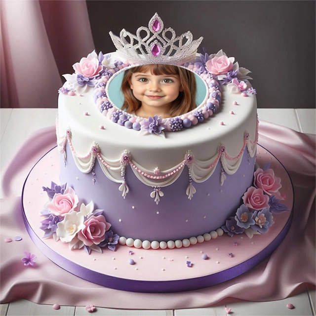 Transform Your Photo into a Fairytale Cake Dream Frame