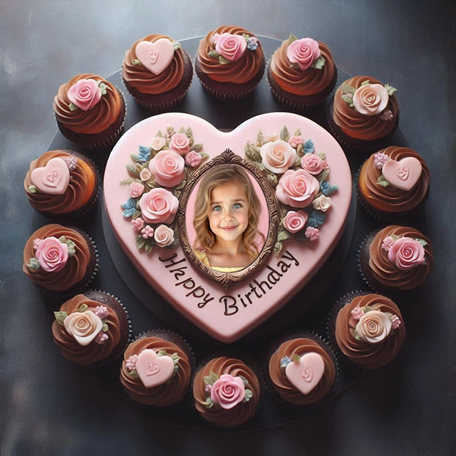 Celebrate Birthdays with a Sweet Heart-Shaped Photo Frame