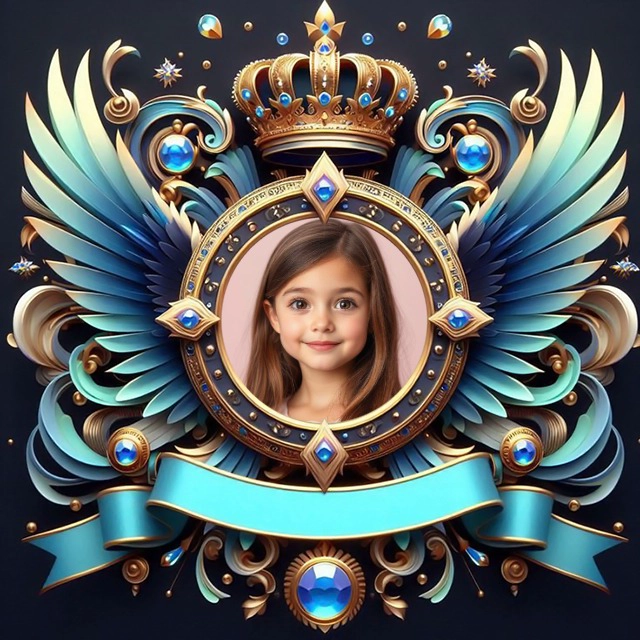 Create Regal Photos with a Royal Frame Adorned with Jewels