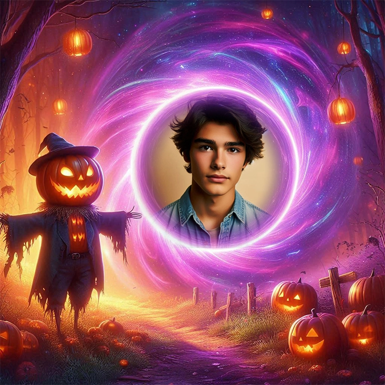 Enchant Your Photos with a Whimsical Halloween Frame