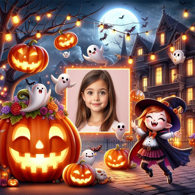 Create Magical Halloween Memories with Our Custom Photo Frame