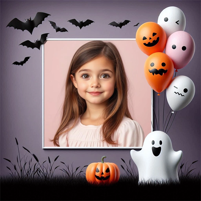 Transform Your Photos with a Spooky Halloween Frame