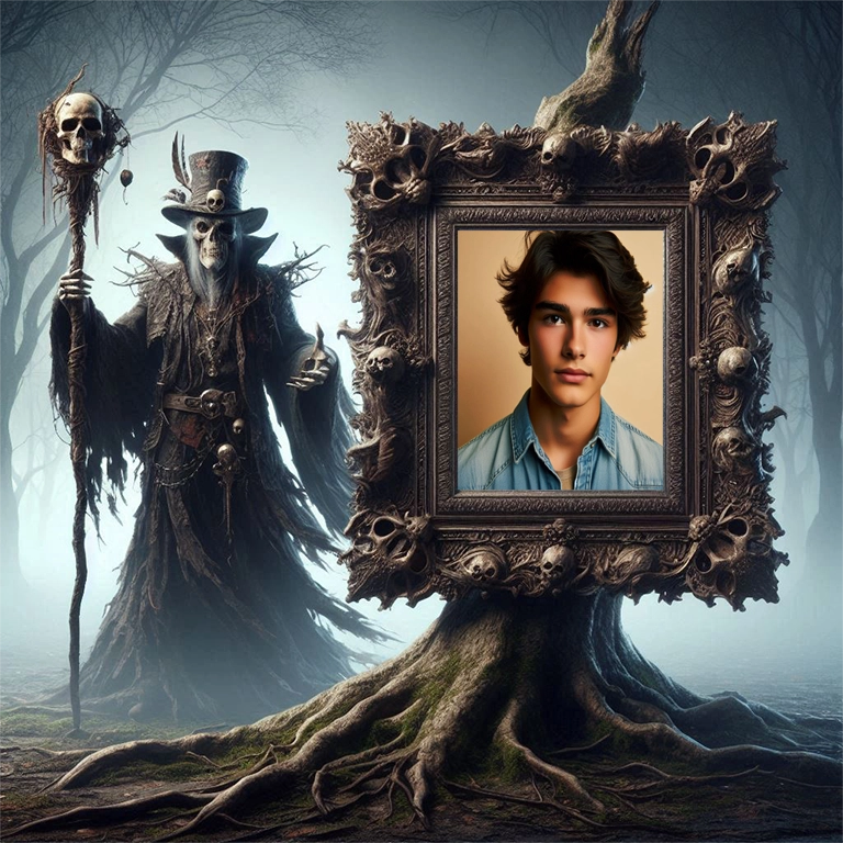 Transform Your Photos with a Hauntingly Ornate Frame