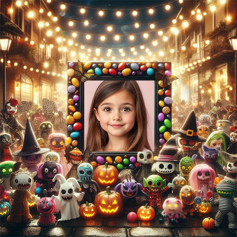 Transform Your Photos with a Festive Halloween Frame
