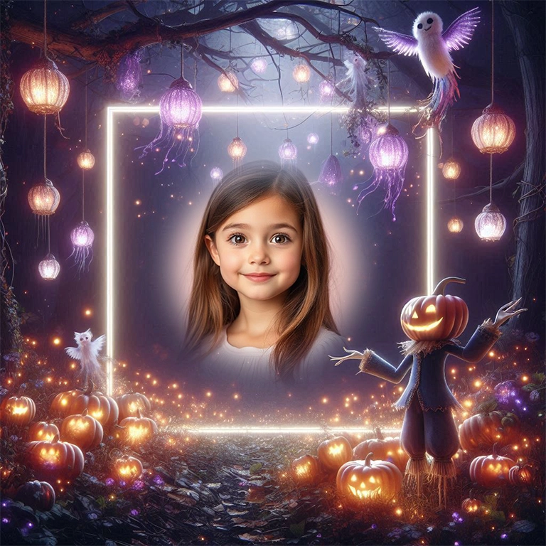 Enchant Your Photos with a Magical Forest Frame Adventure