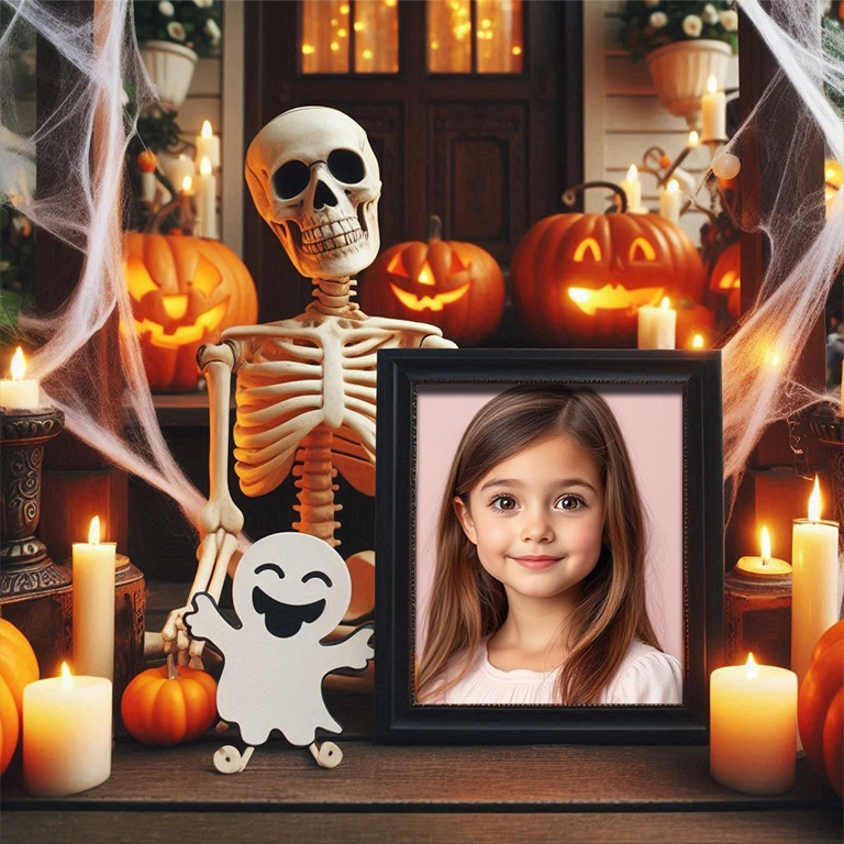Capture Halloween Magic with a Spooky Charming Porch Frame