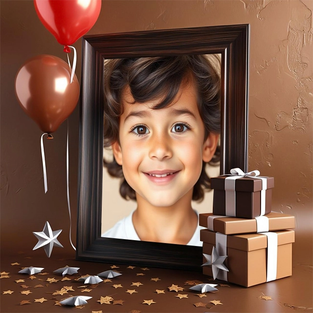 Transform Your Photos with Elegant Frames and Festive Touches