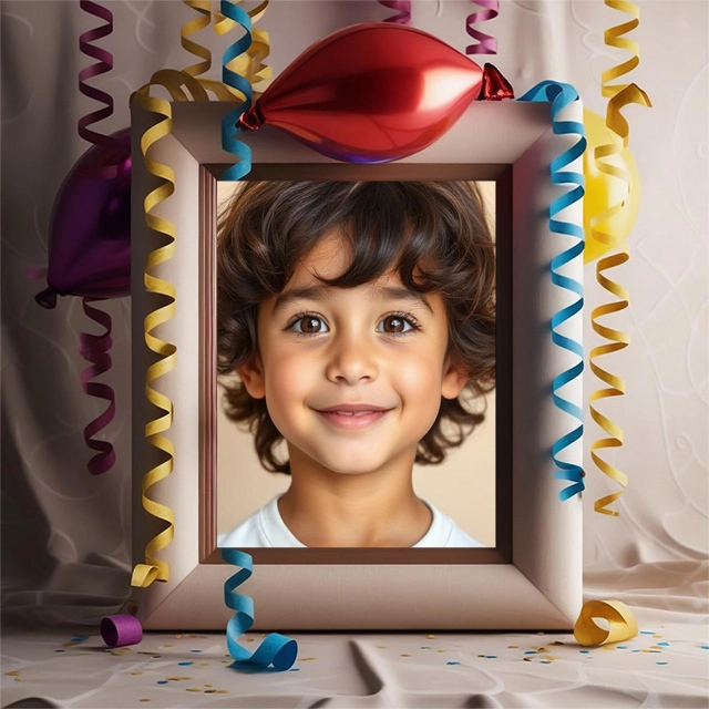 Transform Your Photos with Festive Balloon Frames