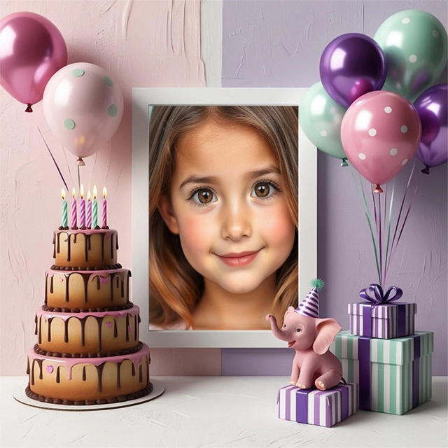 Capture Sweet Memories with Our Adorable Pastel Photo Frame