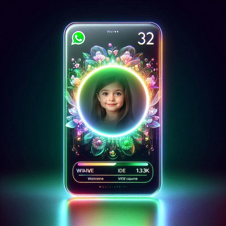Enchant Your Photos with Neon Floral Frames and Vibrant Designs