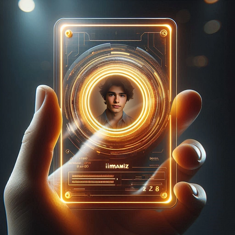 Customize Your Photo with a Futuristic Phone Frame Template