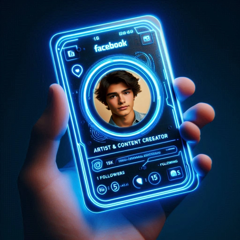 Transform Your Photos with a Futuristic Facebook Frame