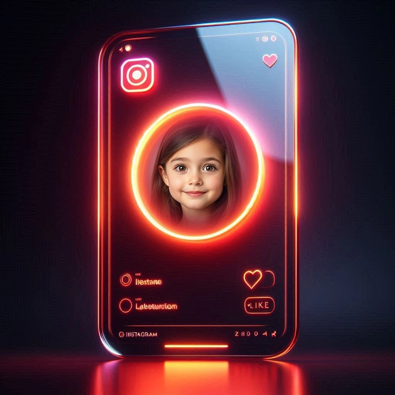 Transform Your Photos with a Neon Instagram Frame