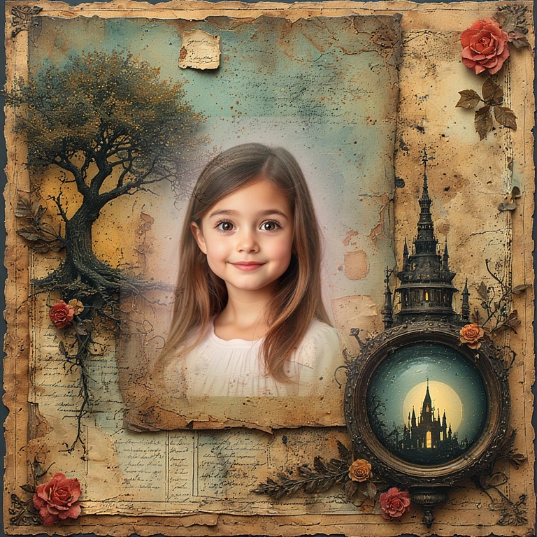 Transform Your Photos with a Vintage Fairytale Collage