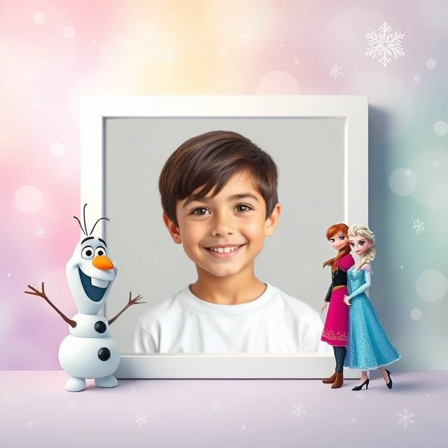 Create Magical Memories with Frozen Frame Featuring Olaf Anna Elsa