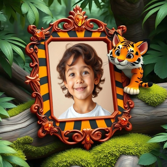 Transform Your Photos with a Jungle Adventure Frame