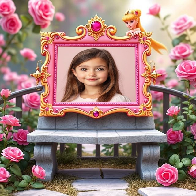 Enchant Your Photos with a Magical Princess Frame