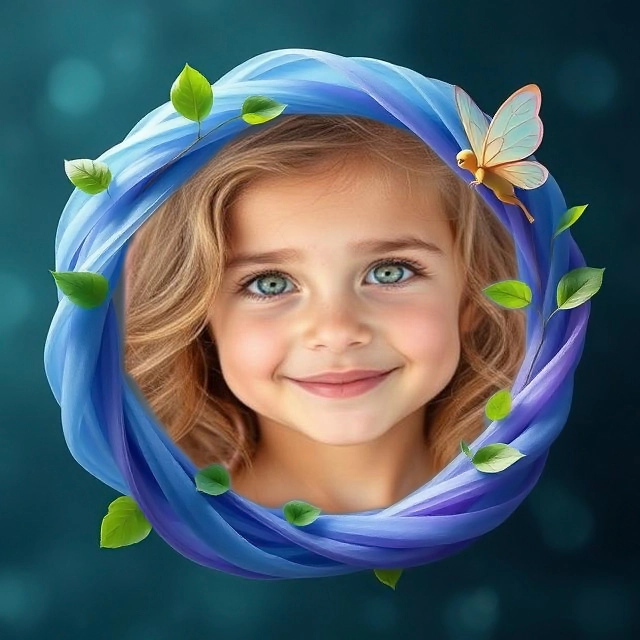 Transform Your Photos with Enchanting Ribbon and Butterfly Frames
