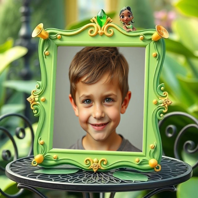 Capture Your Magic Moment with Princess Tiana's Enchanting Frame