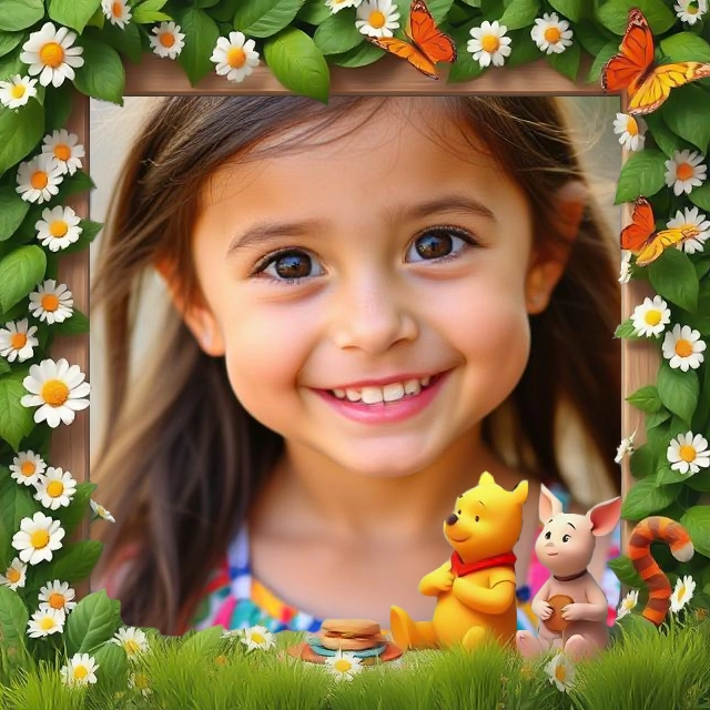 Capture Magical Moments with Pooh and Piglet Frame