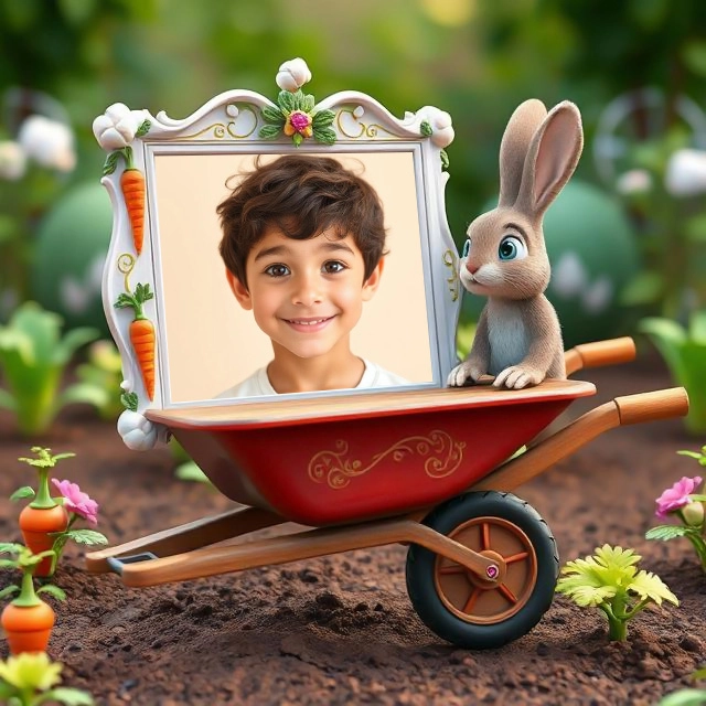 Capture Springtime Joy with Our Unique Garden Frame