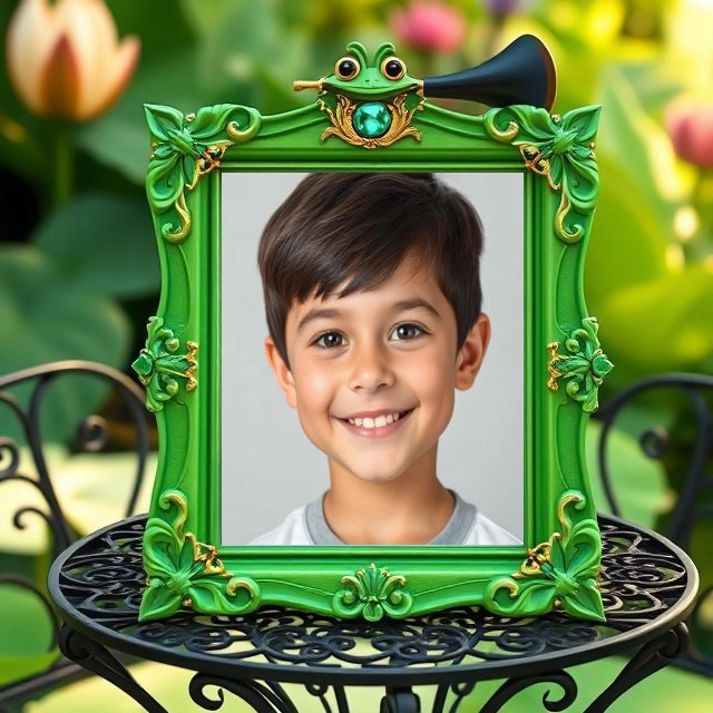 Transform Your Photos with Our Enchanting Frog Frame