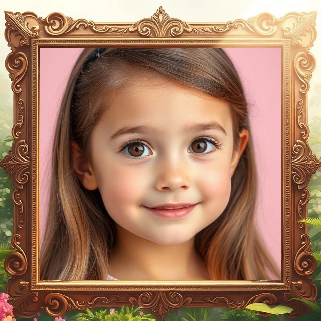 Transform Memories with Our Stunning Golden Ornate Frame