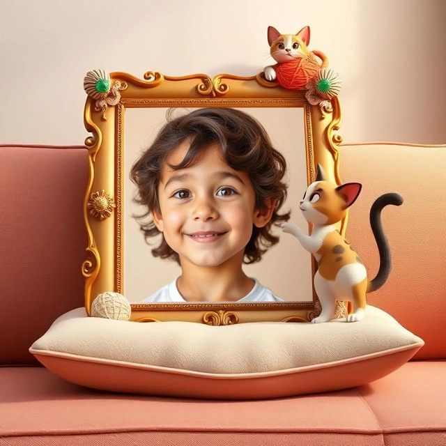 Capture Cozy Moments with Adorable Cat-Themed Frames