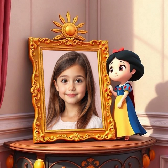 Transform Your Photos with a Fairytale Gold Frame