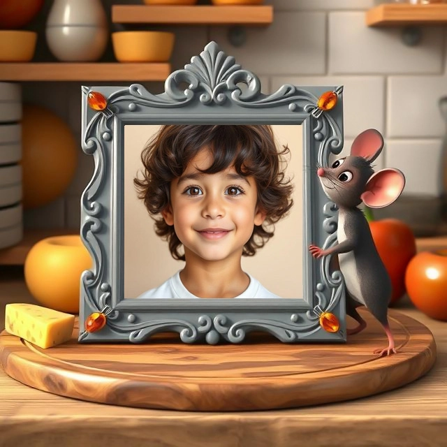 Capture Whimsical Kitchen Memories with Our Ornate Frame