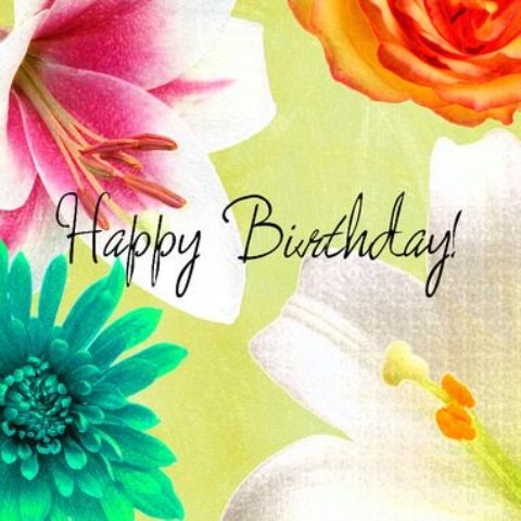 Birthday words Image