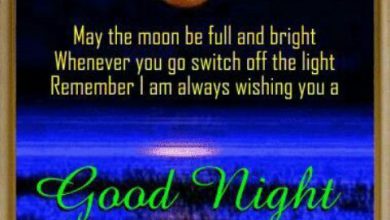 Good night love text image