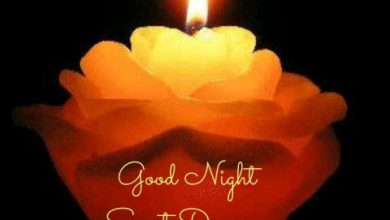 Good night message image