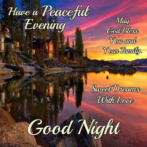 Good night sms in english image - Imagez