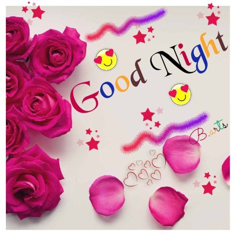 Lovely night wishes image